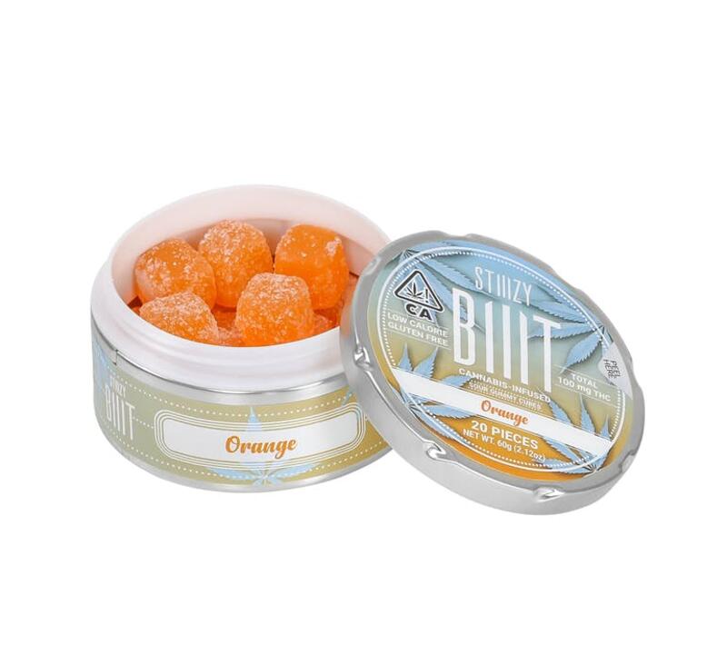 Orange BIIIT - Sour Gummy Cubes