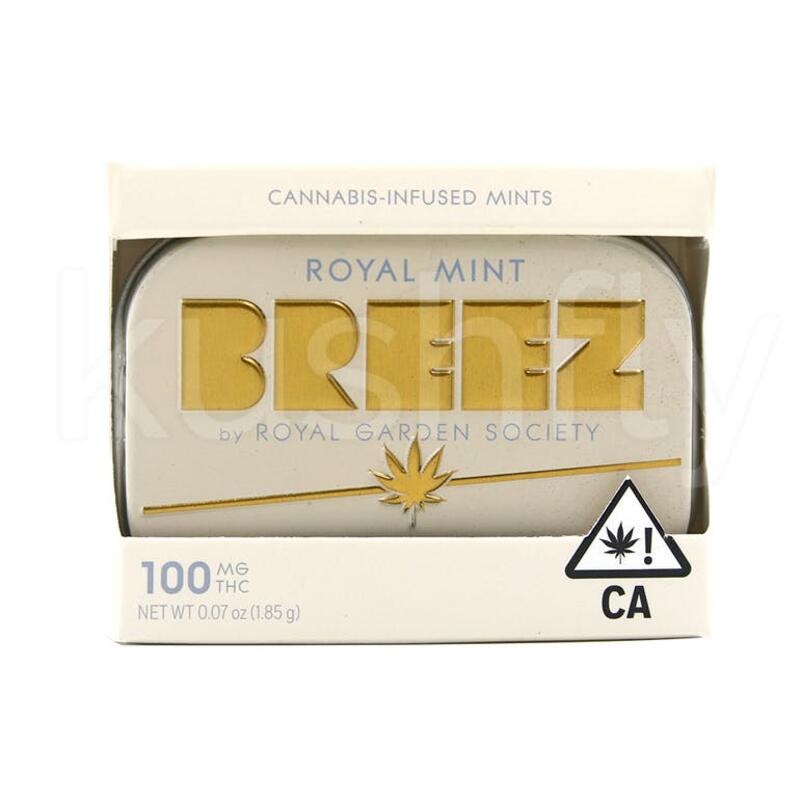 Breez Royal Mint 100mg Tin