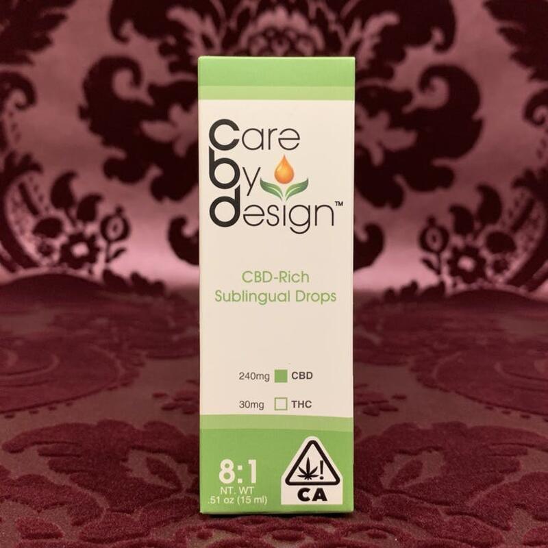 Care by Design - Tinctures, 1:1 CBD/ THC Drops