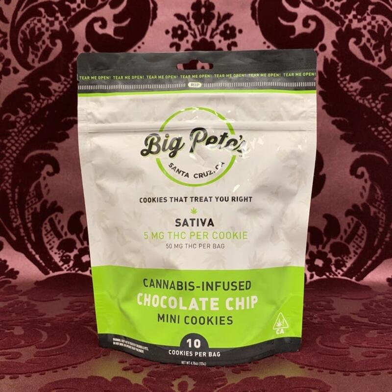 Big Pete's - Ten Pack Cookies, Chocolate Chip Sativa Cookie