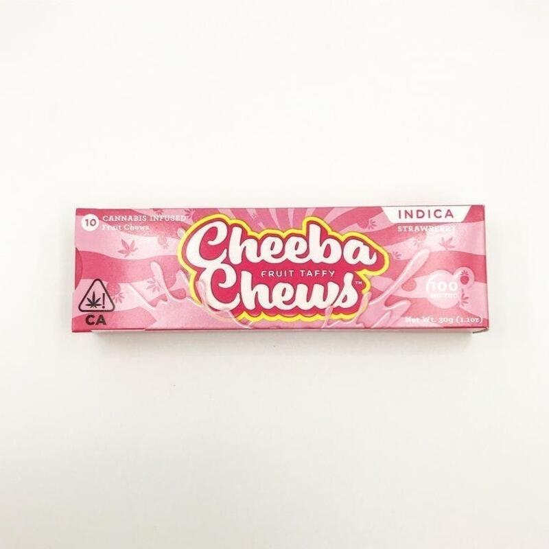 Cheeba Chews - Indica Strawberry Fruit Taffy