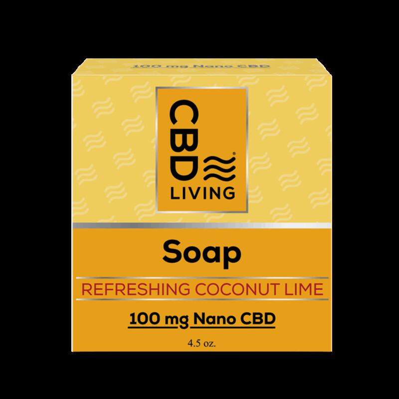 CBD Living Soap 60mg Coconut Lime