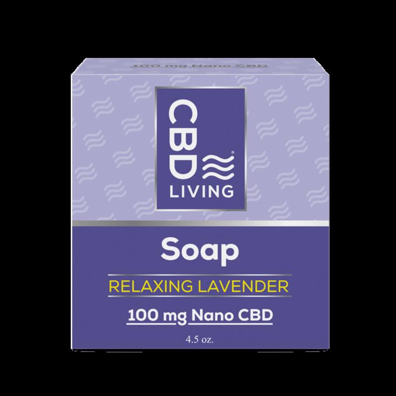 CBD Living Soap 100mg Lavender