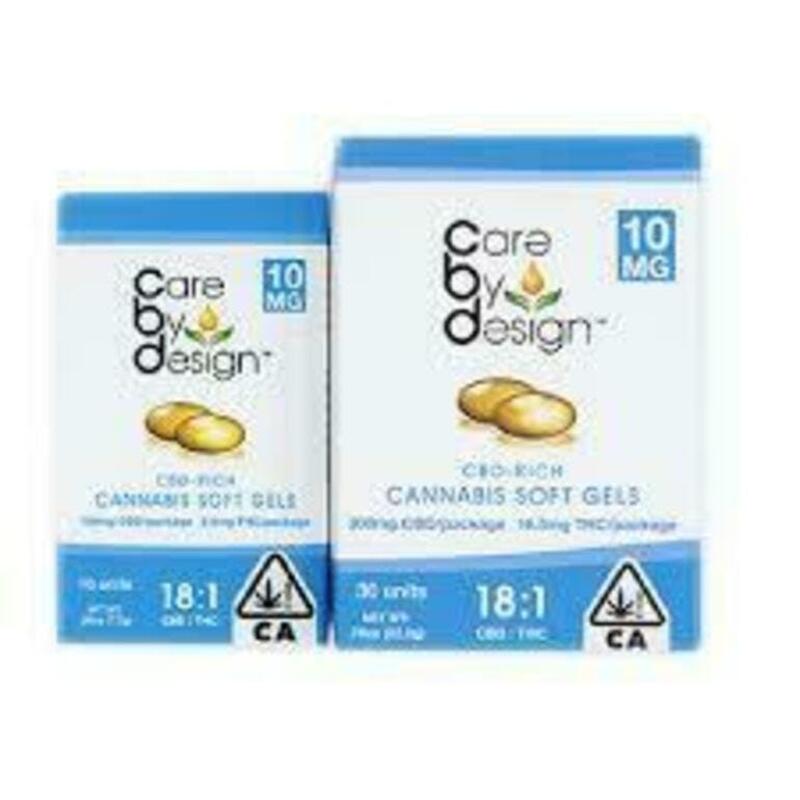 Care by Design Soft Gels 18:1 (30 capsules), Care by Design Soft Gels 18:1 (30 capsules)