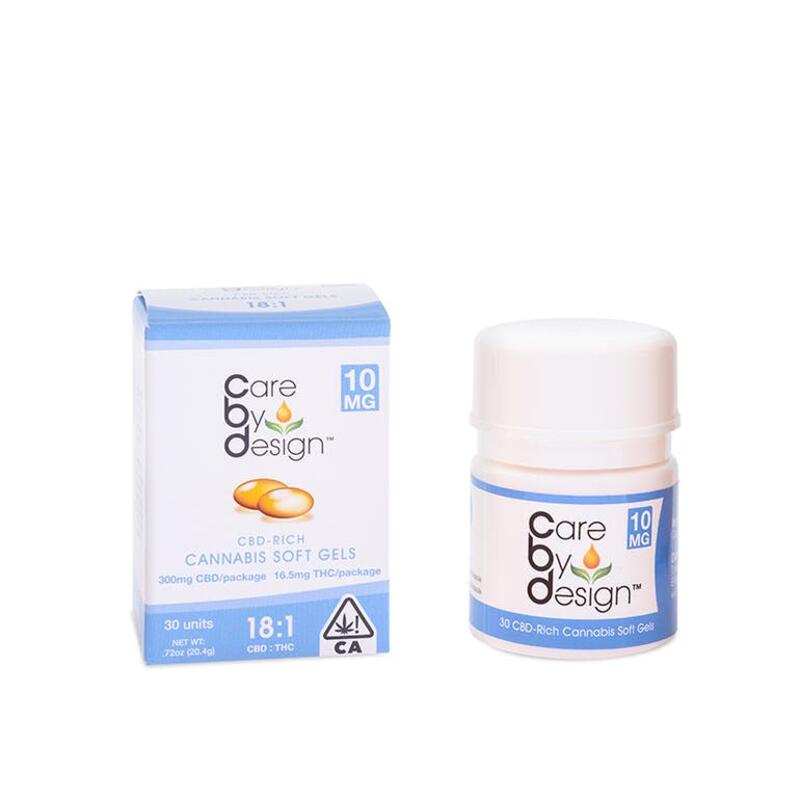 CBD Soft Gels 18:1 CBD/THC - 30 Soft Gels