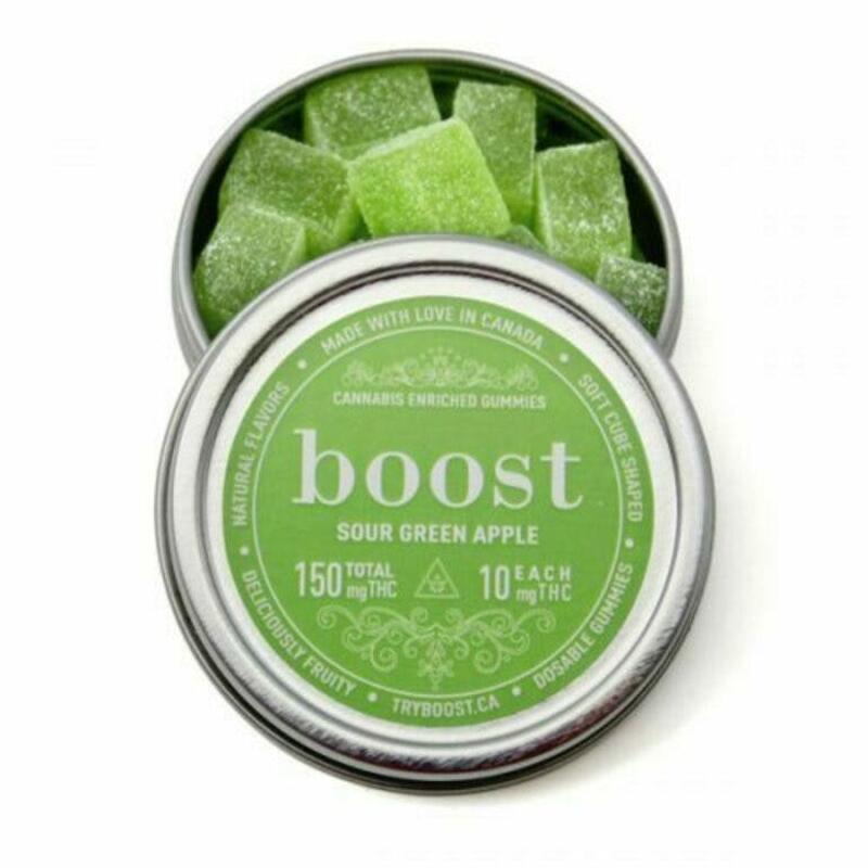 Boost Gummies - Sour Green Apple - 150mg THC