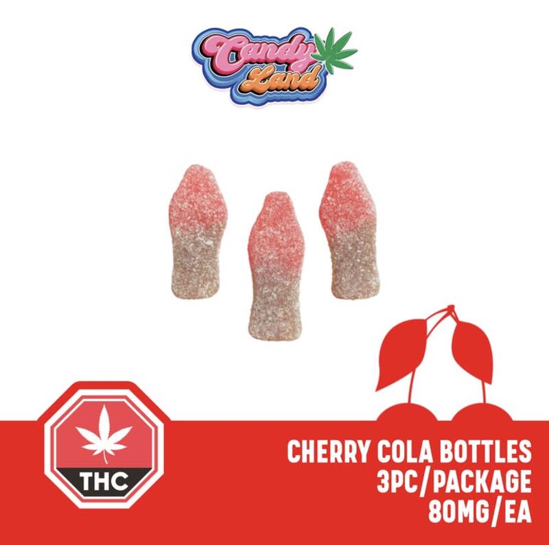 CandyLand Edibles - Cherry Cola Bottles