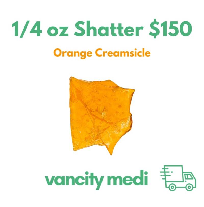 QUARTER OUNCE SHATTER SPECIAL *ORANGE CREAMSICLE*