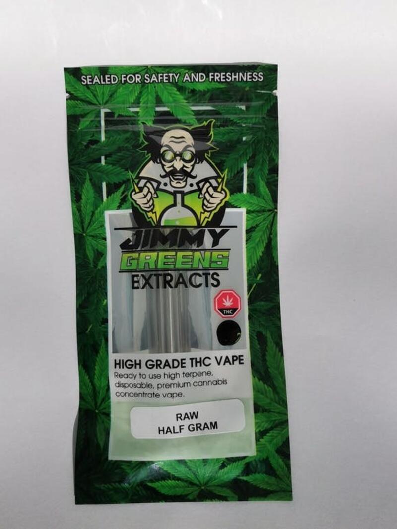 Jimmy Green Extracts - 500mg Disposable Vape Pen
