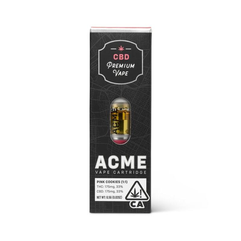 ACME Pink Cookies CBD CCELL Cartridge (1:1)