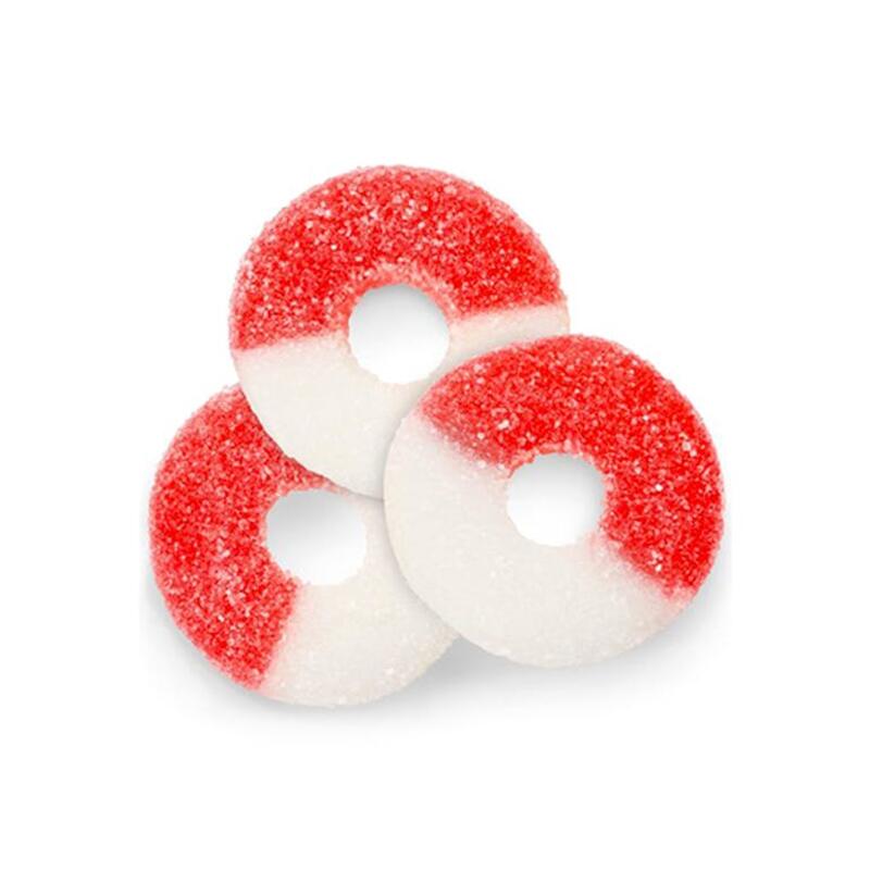 500MG SOUR RINGS (CHERRY)