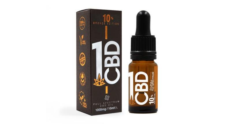 1CBD Bronze Edition 10% CBD Oil