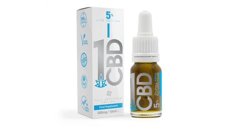1CBD Lite Edition 5% CBD Oil