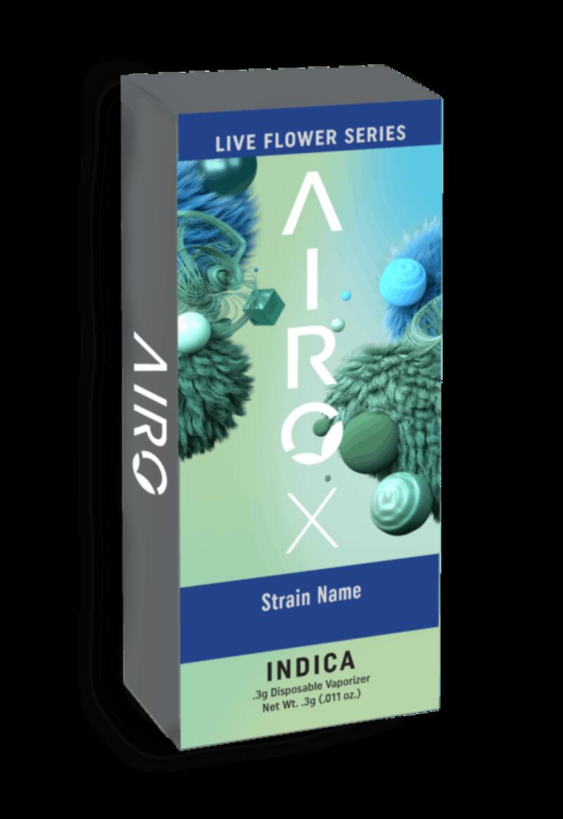 AiroX - Live Flower Series - Indica - .3g