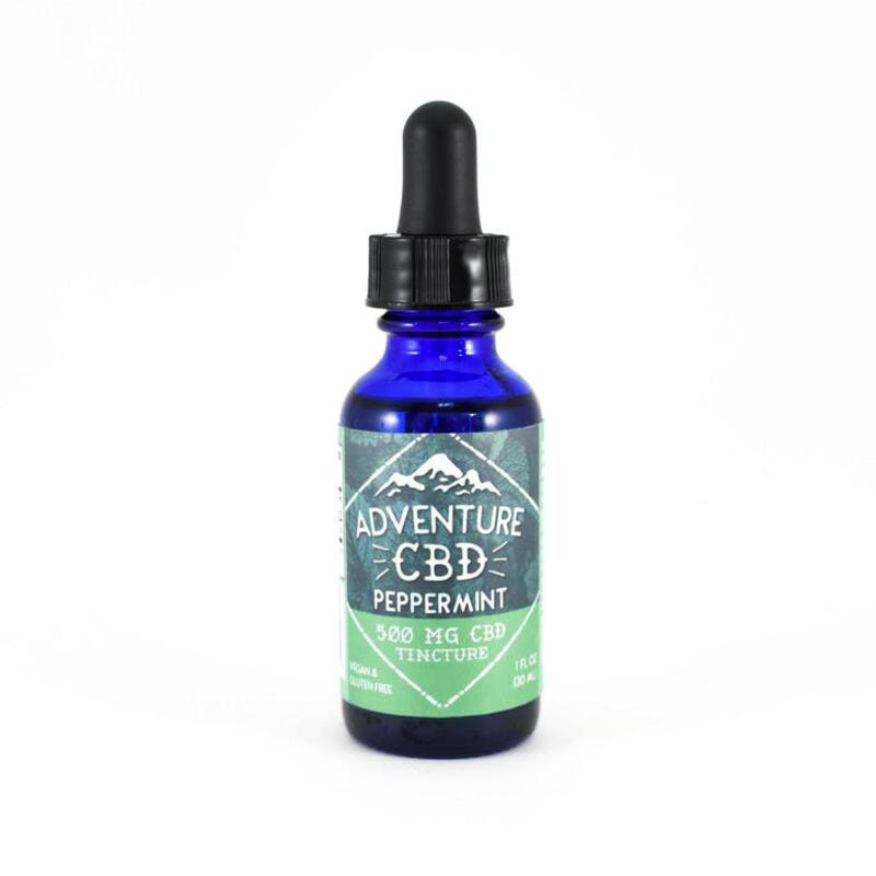 CBD Isolate infused MCT Oil - Peppermint 500mg