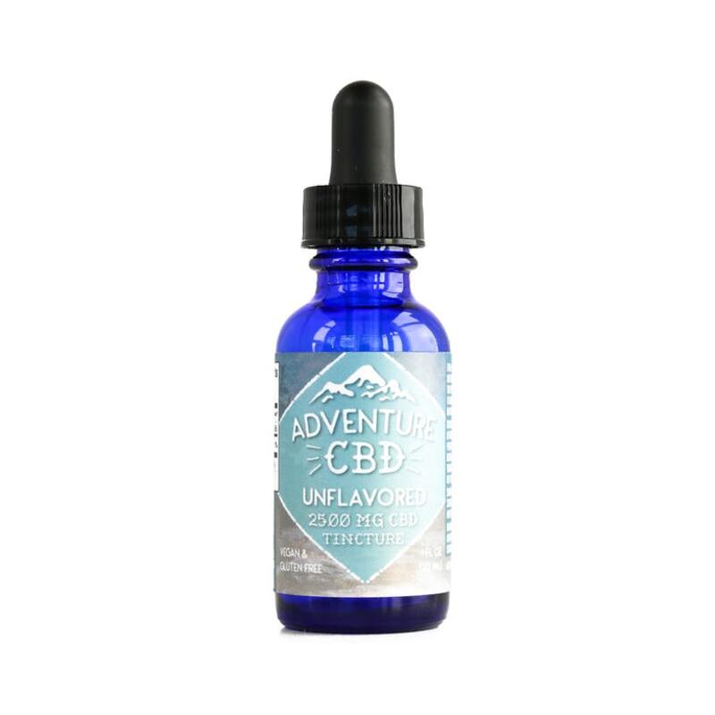 CBD Isolate infused MCT Oil - Unflavored 2500mg