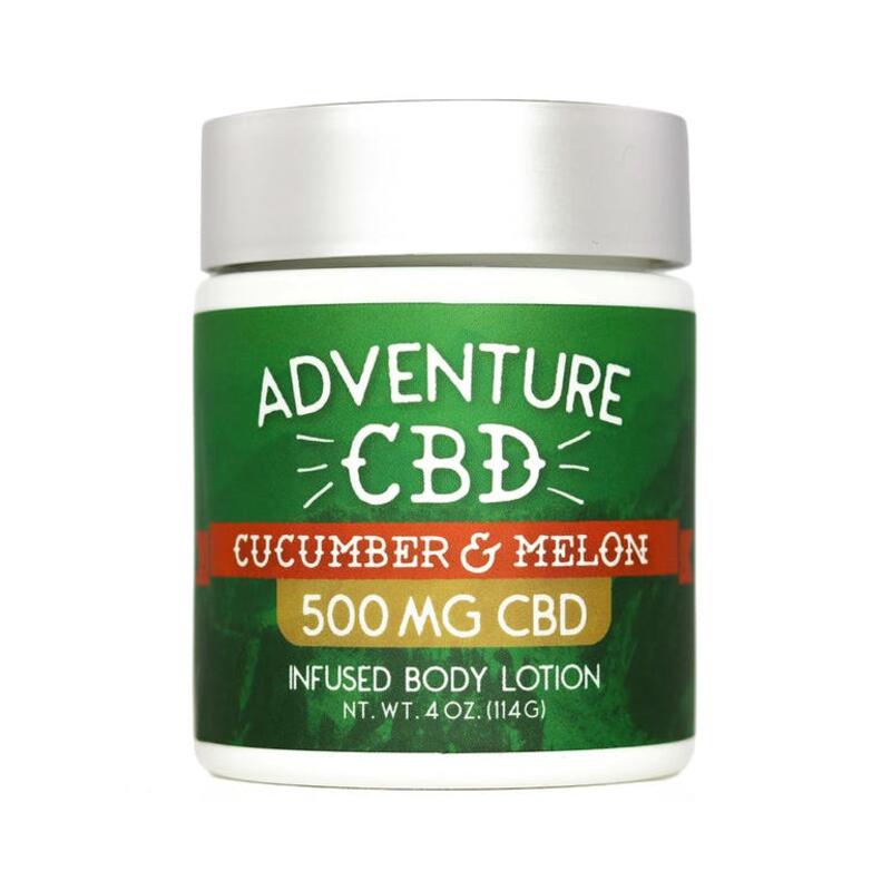CBD Body Lotion - Cucumber Melon 500mg (4oz.)
