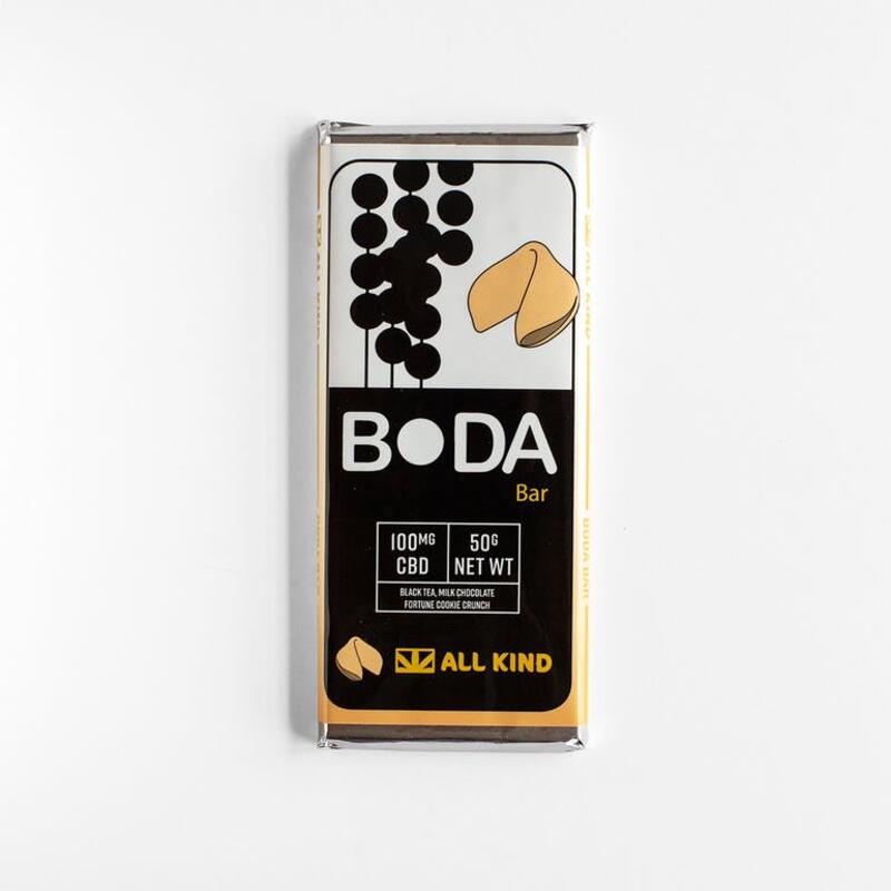 All Kind Boda Collab 100mg CBD Milk Chocolate Bar