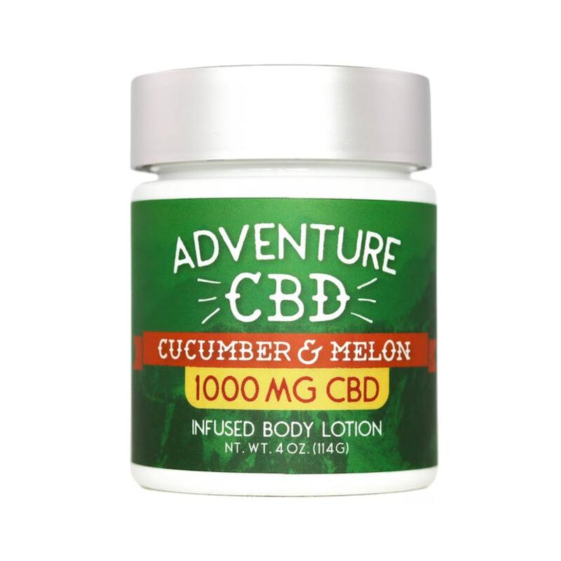 CBD Body Lotion - Cucumber Melon 1000mg (4oz.)