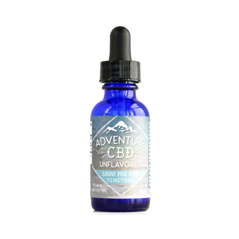 CBD Isolate infused MCT Oil - Unflavored 1000mg