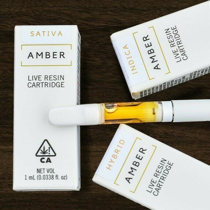 Amber Live Resin 1g Cartridge - Glazed