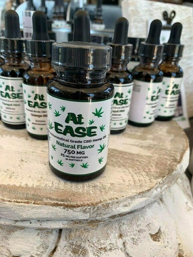 750 MGAt Ease Water Soluble CBD Softgels