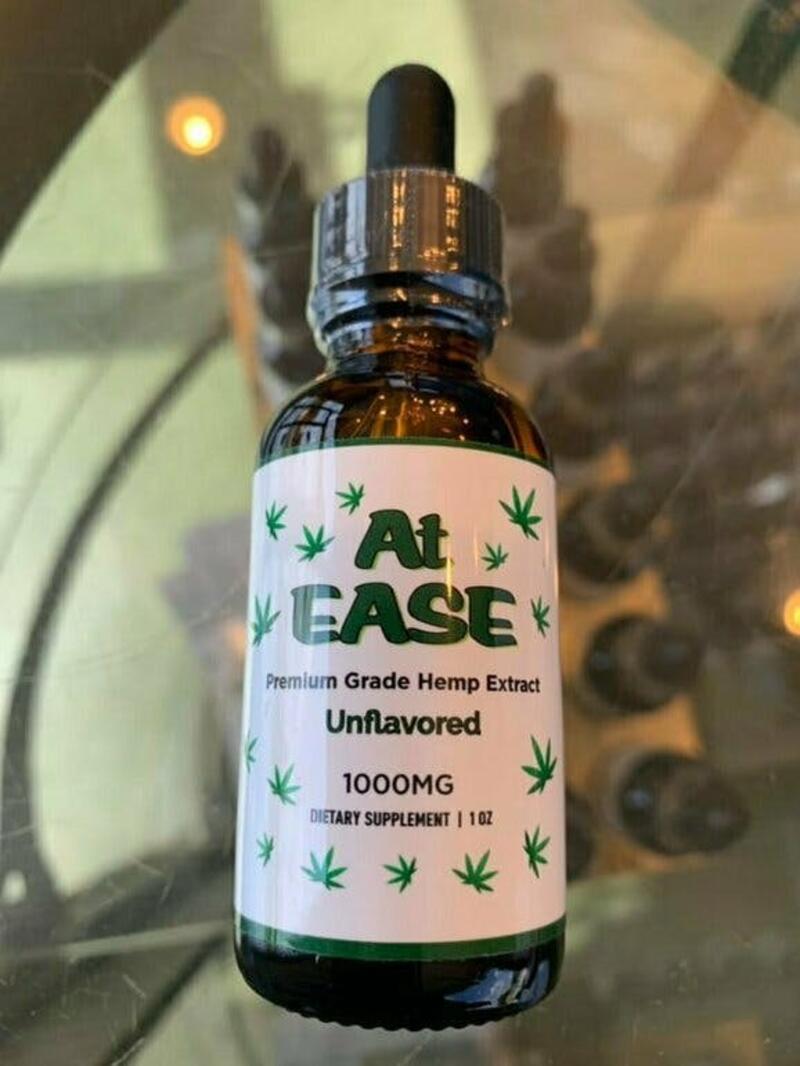 UNFLAVORED At Ease 1000 MG CBD OIL TINCTURE