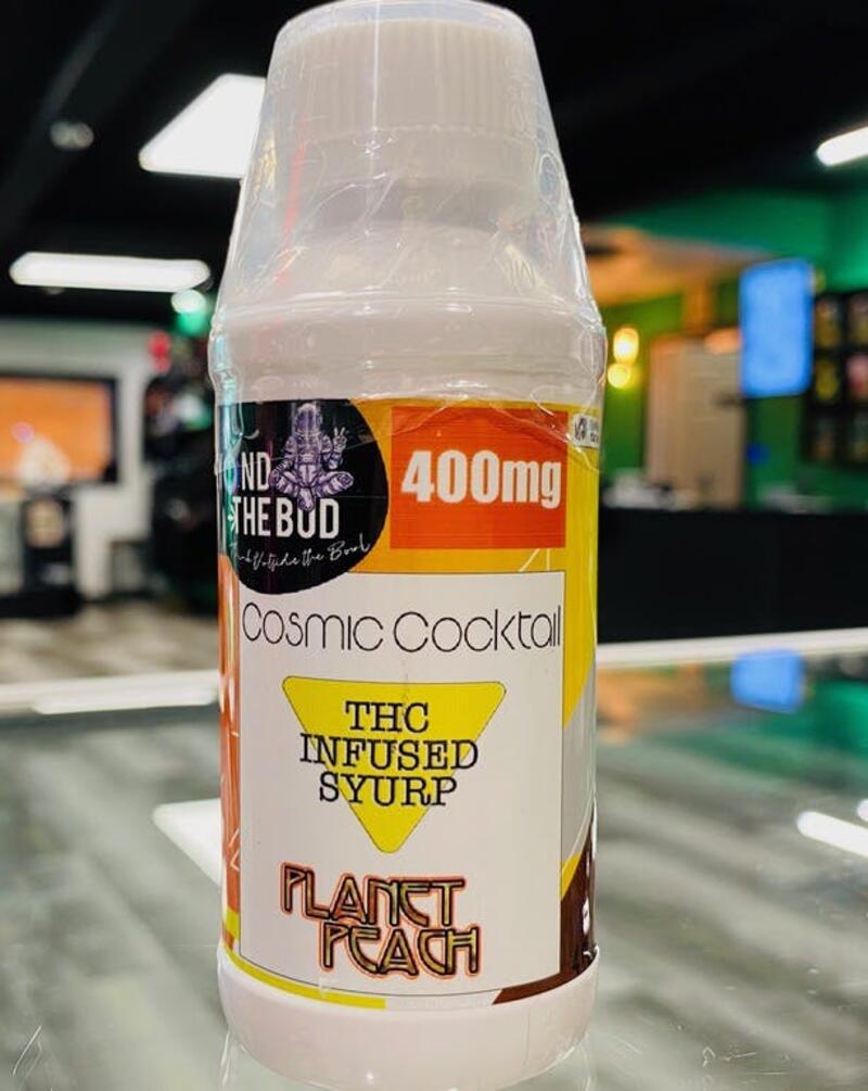 Cosmic Cocktails Syrup - Planet Peach - 400mg