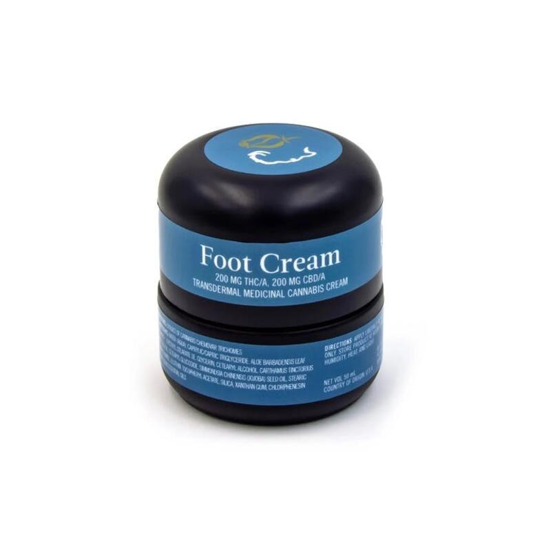CBD/THC Transdermal Foot Cream 50mL