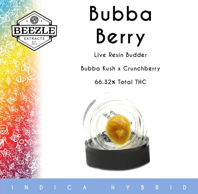 Beezle Live Resin Budder - Bubba Berry