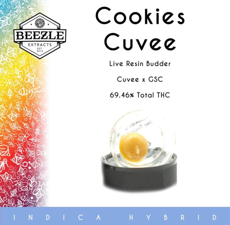 Beezle Live Resin Budder - Cookies Cuvee