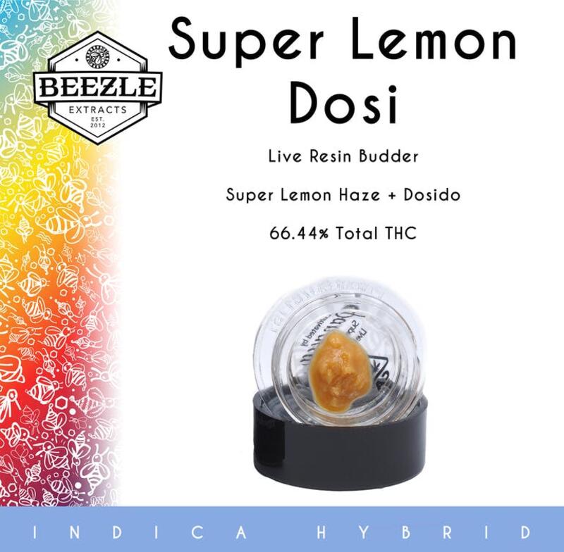 Beezle Live Resin Budder - Super Lemon Dosi