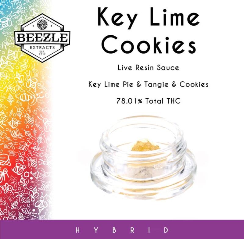 Beezle Live Resin Sauce - Key Lime Cookies
