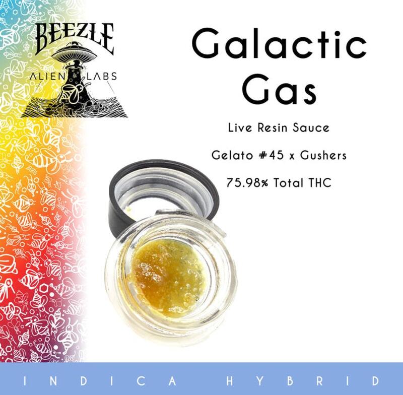 Beezle Live Resin Sauce - Galactic Gas