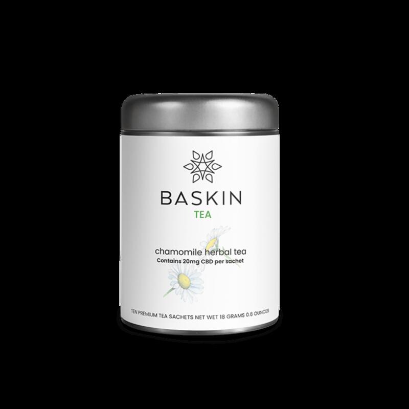 BASKIN™ Chamomile Herbal Tea – 25mg CBD