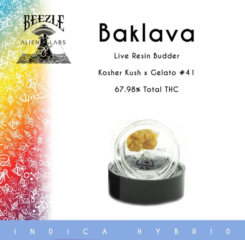 Beezle Live Resin Budder - Baklava