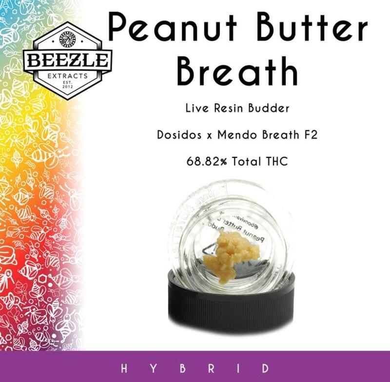 Beezle Live Resin Budder - Peanut Butter Breath