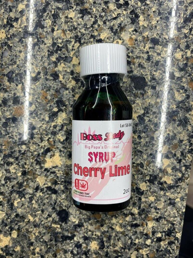 BOSSLADY 400MG SYRUP CHERRY LIME