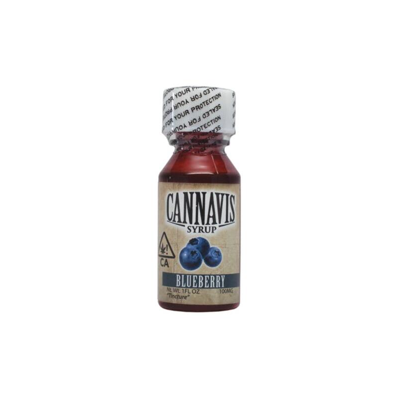 100mg Blueberry THC Syrup