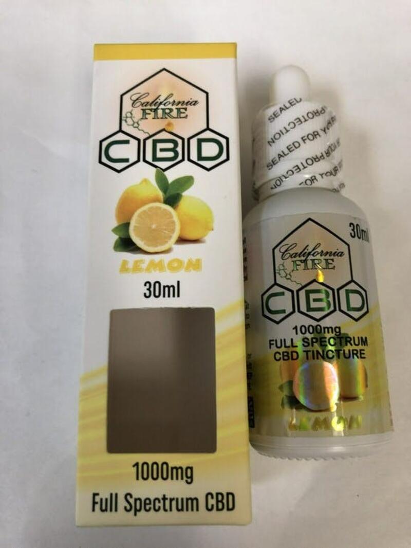 Lemon Full Spectrum CBD Tincture 1000mg