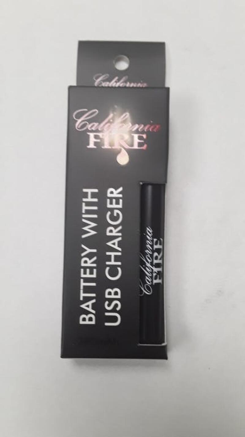California FIRE Vape Pen Battery - Black