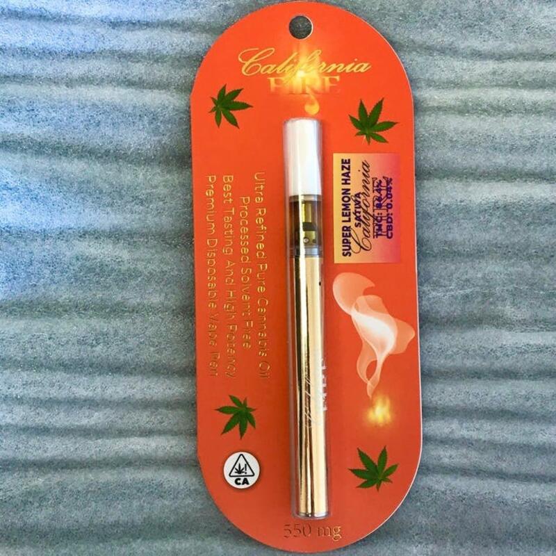 Super Lemon Haze California FIRE Disposable Pen