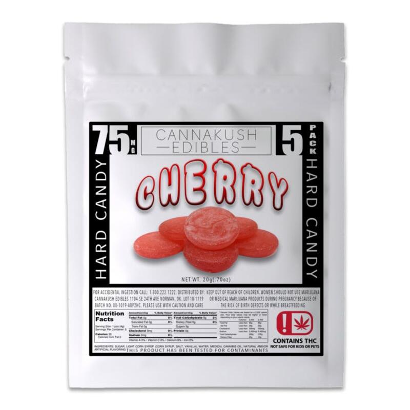 Cherry Hard Candy - 75mg
