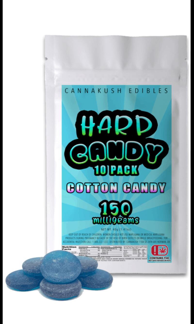 Cotton Candy Hard Candy - 150mg