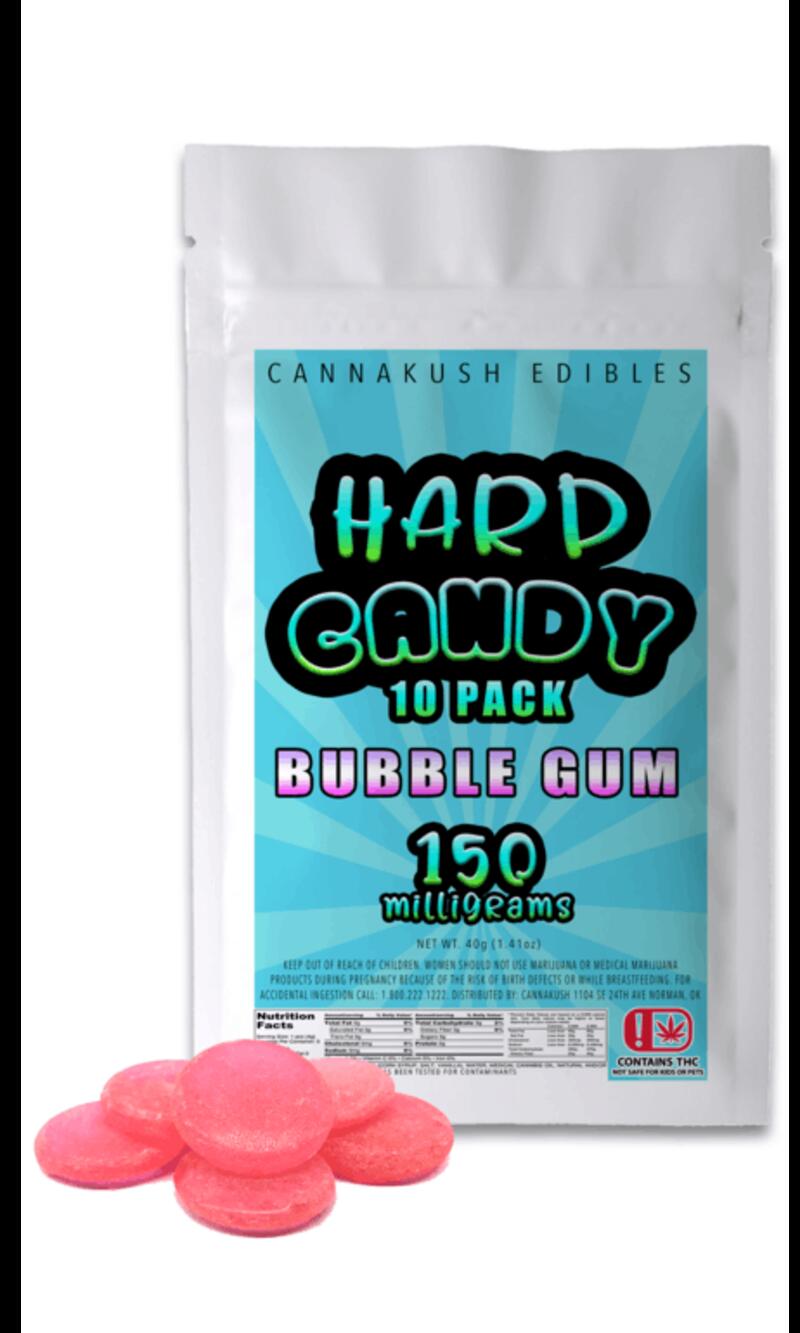 Bubblegum Hard Candy - 150mg
