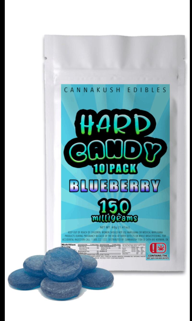Blueberry Hard Candy - 150mg