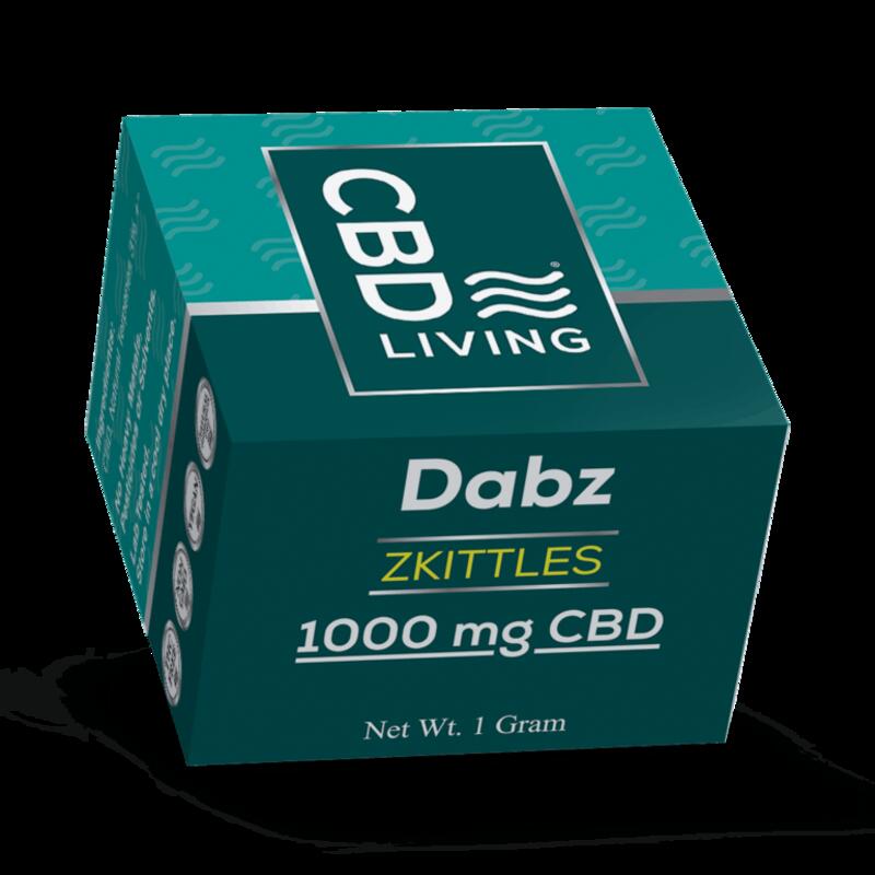 CBD Living Dabz Shatter - Zkittles 1000 mg