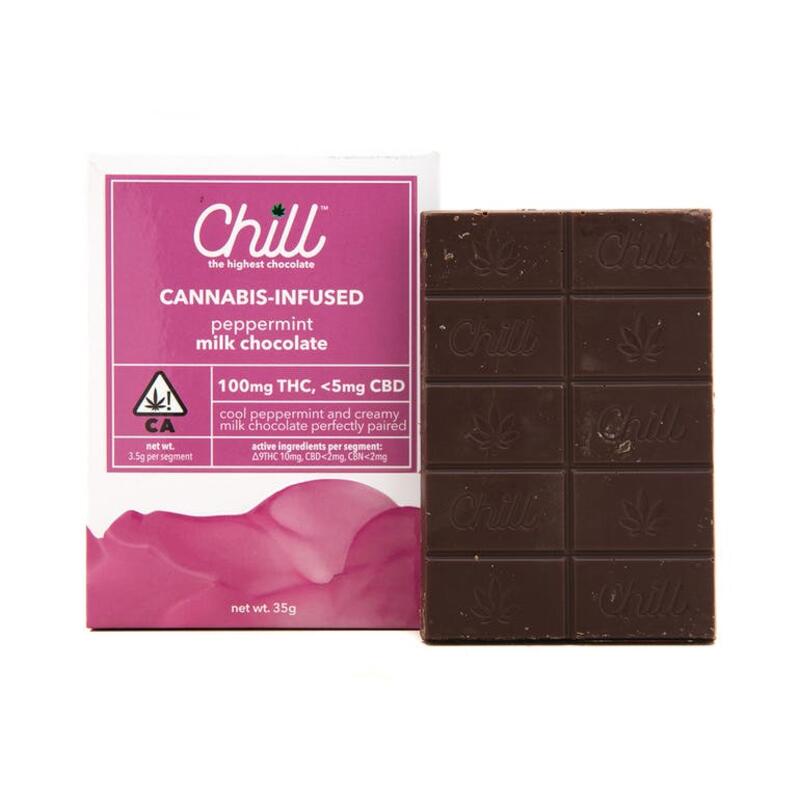 Chill Peppermint Milk Chocolate 100mg