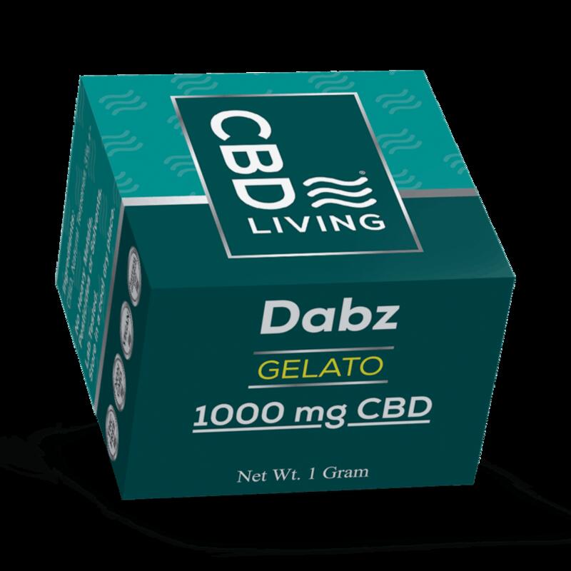 CBD Living Dabz Shatter - Gelato 1000 mg