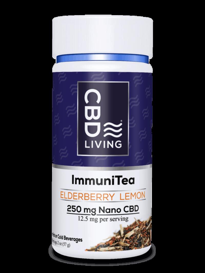 CBD ImmuniTea - Elderberry Lemon 250 mg